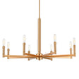 Park Harbor PHHL6538MB - Kunin 8-Light 60W Candelabra Chandelier in Matte Black, luxury appliances sale, appliance liquidation.