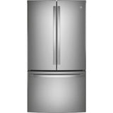 GE Profile PWE23KYNFS 36 Inch Counter Depth French Door Refrigerator with 23.1 Cu. Ft. Capacity, TwinChill™, Turbo Cool/Freeze.
