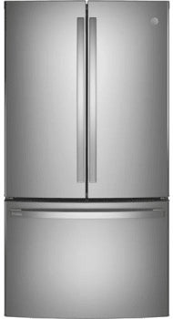 GE Profile PWE23KYNFS 36 Inch Counter Depth French Door Refrigerator with 23.1 Cu. Ft. Capacity, TwinChill™, Turbo Cool/Freeze, Temperature Controlled Drawer, Quick Space Shelf, Enhanced Shabbos Mode