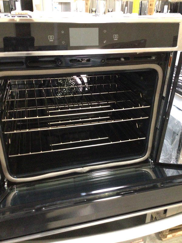 Whirlpool wall oven interior with racks