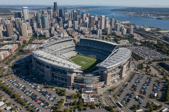 seattle stadium over head shot