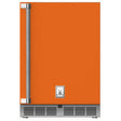 Hestan GRWSR24OR - OUTDOOR DUAL ZONE REFRIGERATOR WITH WINE, SOLID DOOR, WITH LOCK, RIGHT HINGED, 24" - ORANGE
