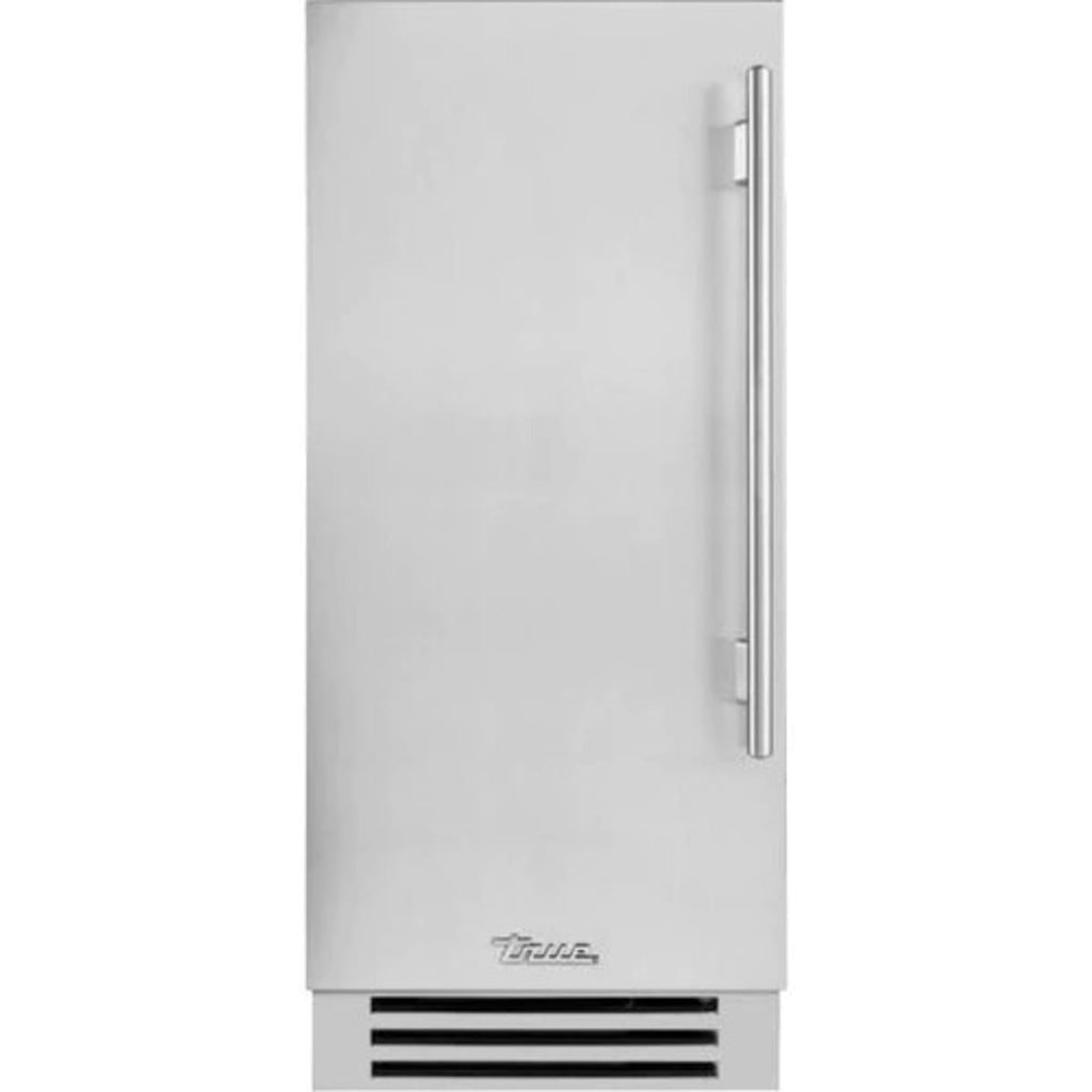 TRUE undercounter refrigerator with stainless steel finish