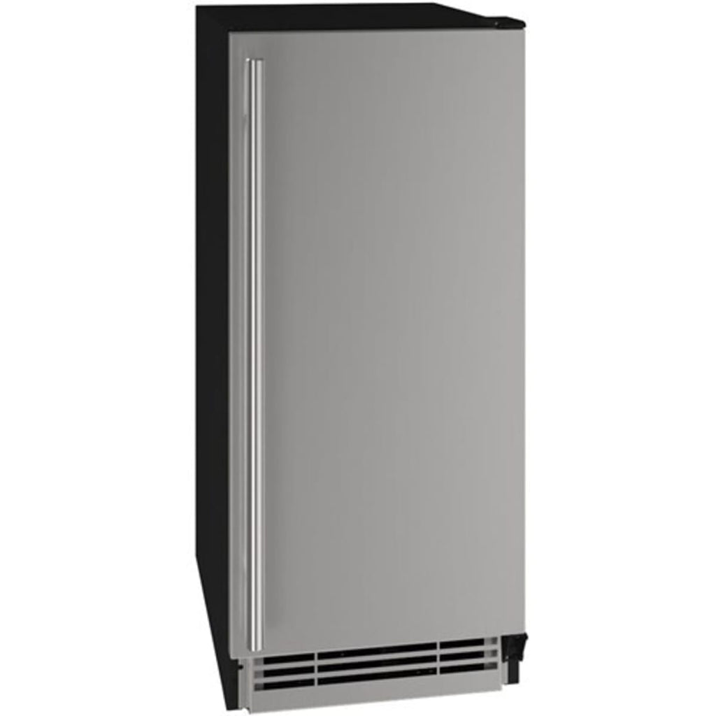 U-Line compact refrigerator with stainless steel design