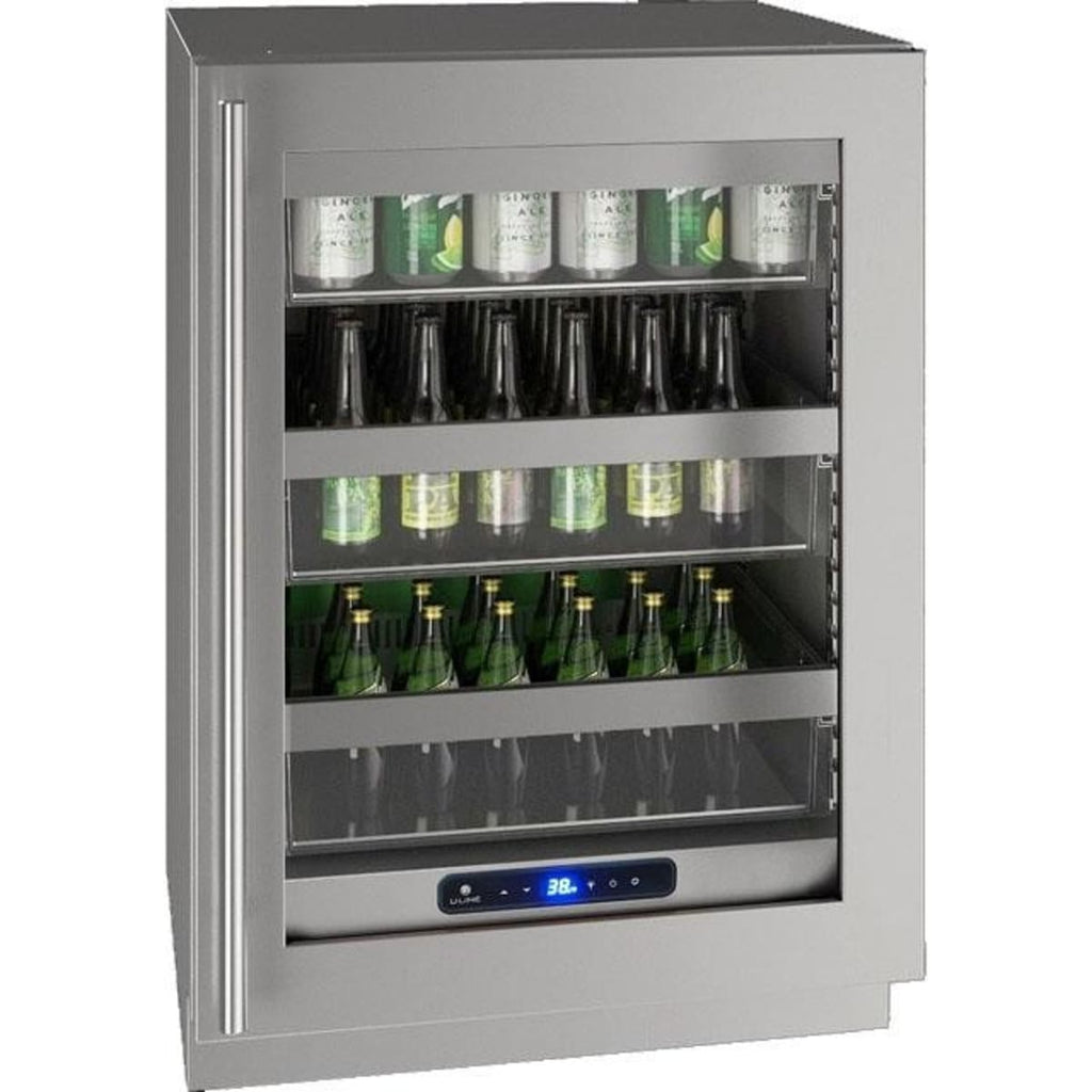 U-Line 24 Inch Undercounter Refrigerator with LED Lighting