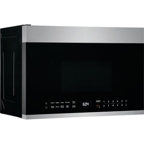 Frigidaire 24" 1.4 Cu. Ft. Over-The-Range Microwave UMV1422US with sleek stainless steel design.