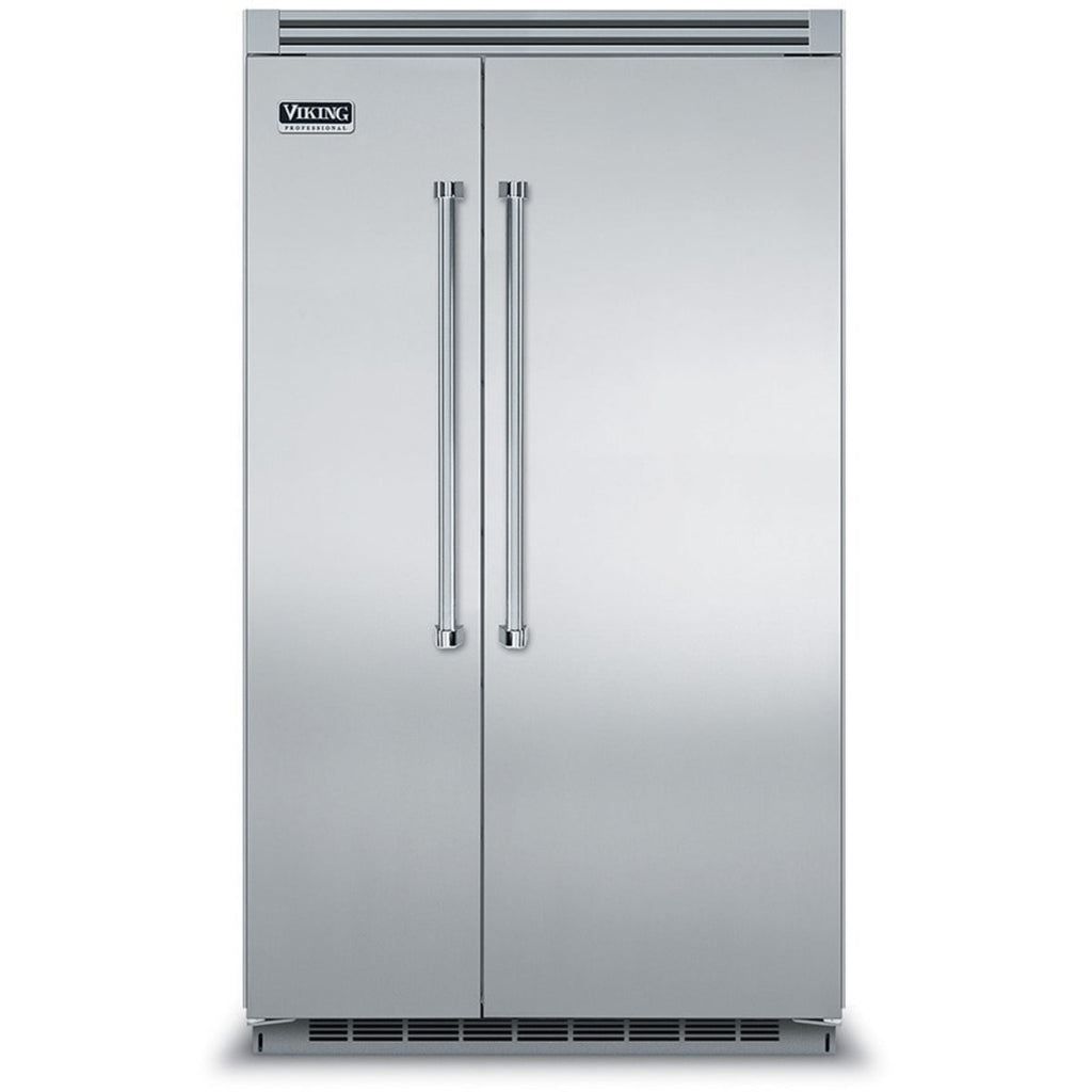 Viking built-in side-by-side refrigerator