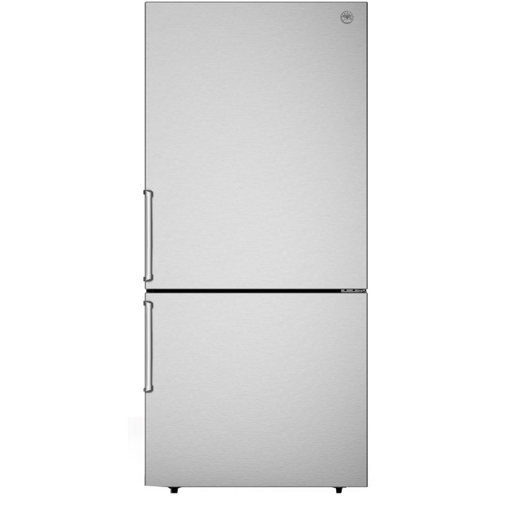 Bertazzoni 31" bottom mount refrigerator with ice maker