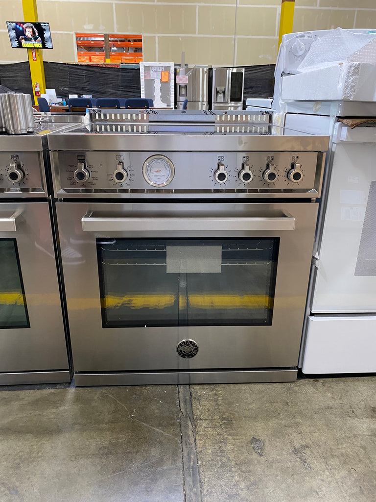 BERTAZZONI PROF304INMXE 30 inch Induction Range, 4 Heating Zones, Electric Oven STAINLESS