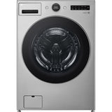 LG WM5500HVA 4.5 Cu. Ft. Capacity Smart Front Load Energy Star Washer with TURBO GRAPHITE STEEL