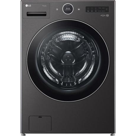 LG WM6700HBA 27 Inch Smart Front Load Washer with 5.0 Cu. Ft. Capacity, TurboWash™ 360°, Dial-A Cycle™, ezDispense