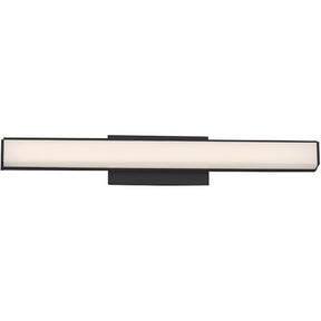 WAC Lighting WS-77618-30-BK - Brink LED 18 inch Black Bath Vanity & Wall Light in 3000K, dweLED