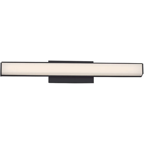 WAC Lighting WS-77618-30-BK - Brink LED 18 inch Black Bath Vanity & Wall Light in 3000K, dweLED