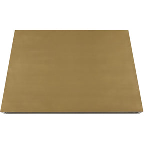 Monogram ZVC48DNB1 - 48 Inch Custom Wall Mount Hood in Brass - OPEN BOX showcasing elegant brass finish.
