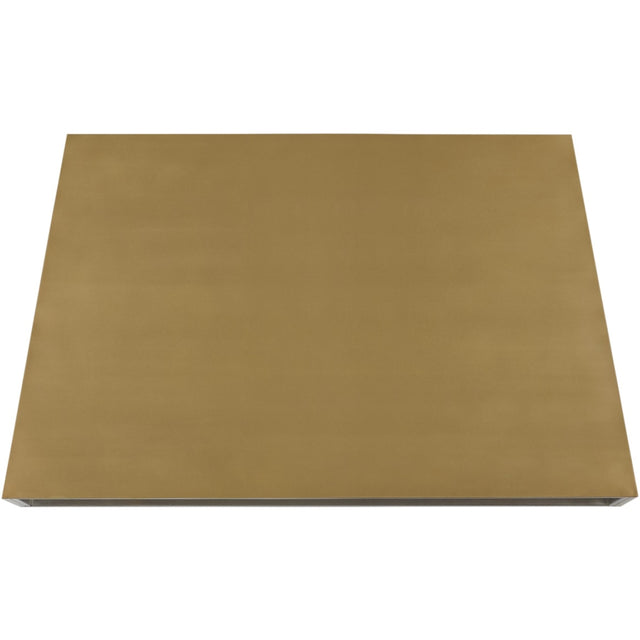 Monogram ZVC48DNB1 - 48 Inch Custom Wall Mount Hood in Brass - OPEN BOX showcasing elegant brass finish.